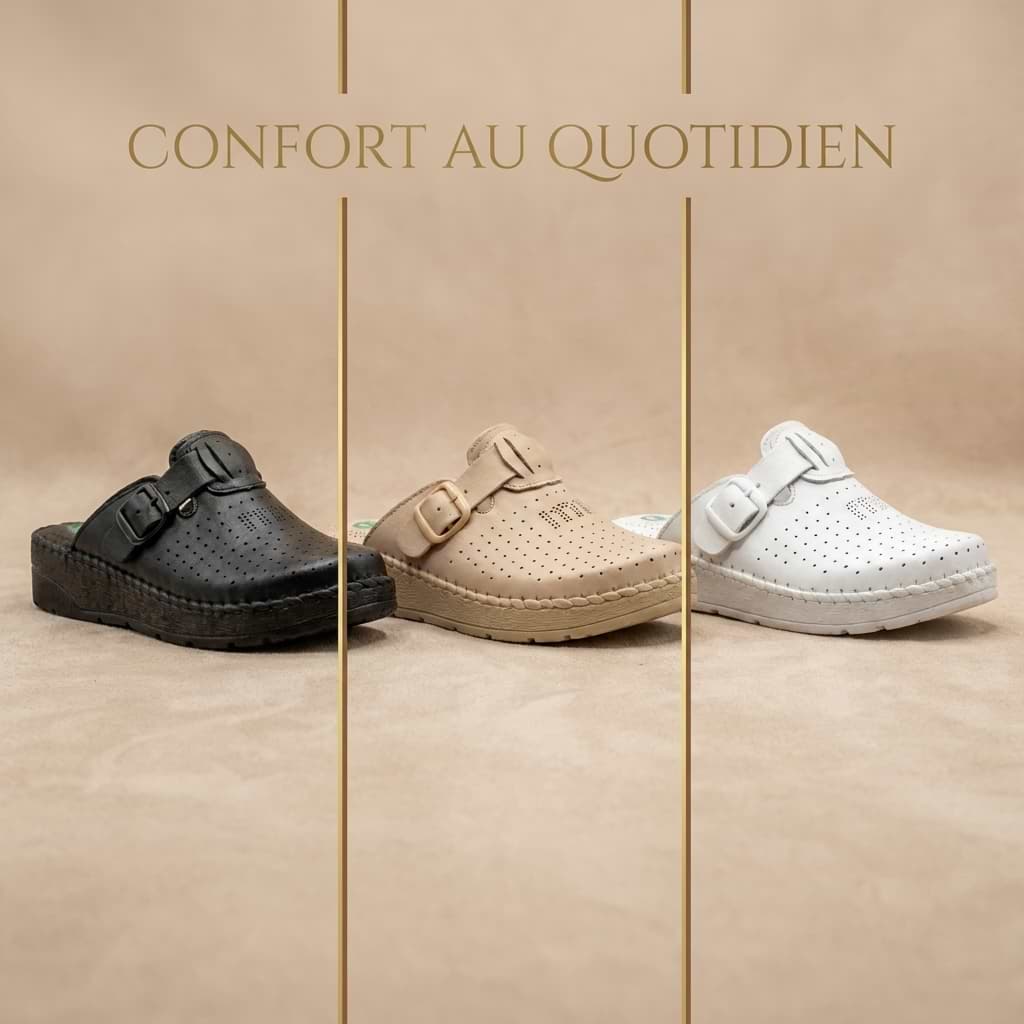 Sabot Orthopédique Femme, Élégant, Confortable et Respirant