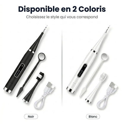 Détartreur Dentaire Électrique Pro - Pack Anti-Tartre