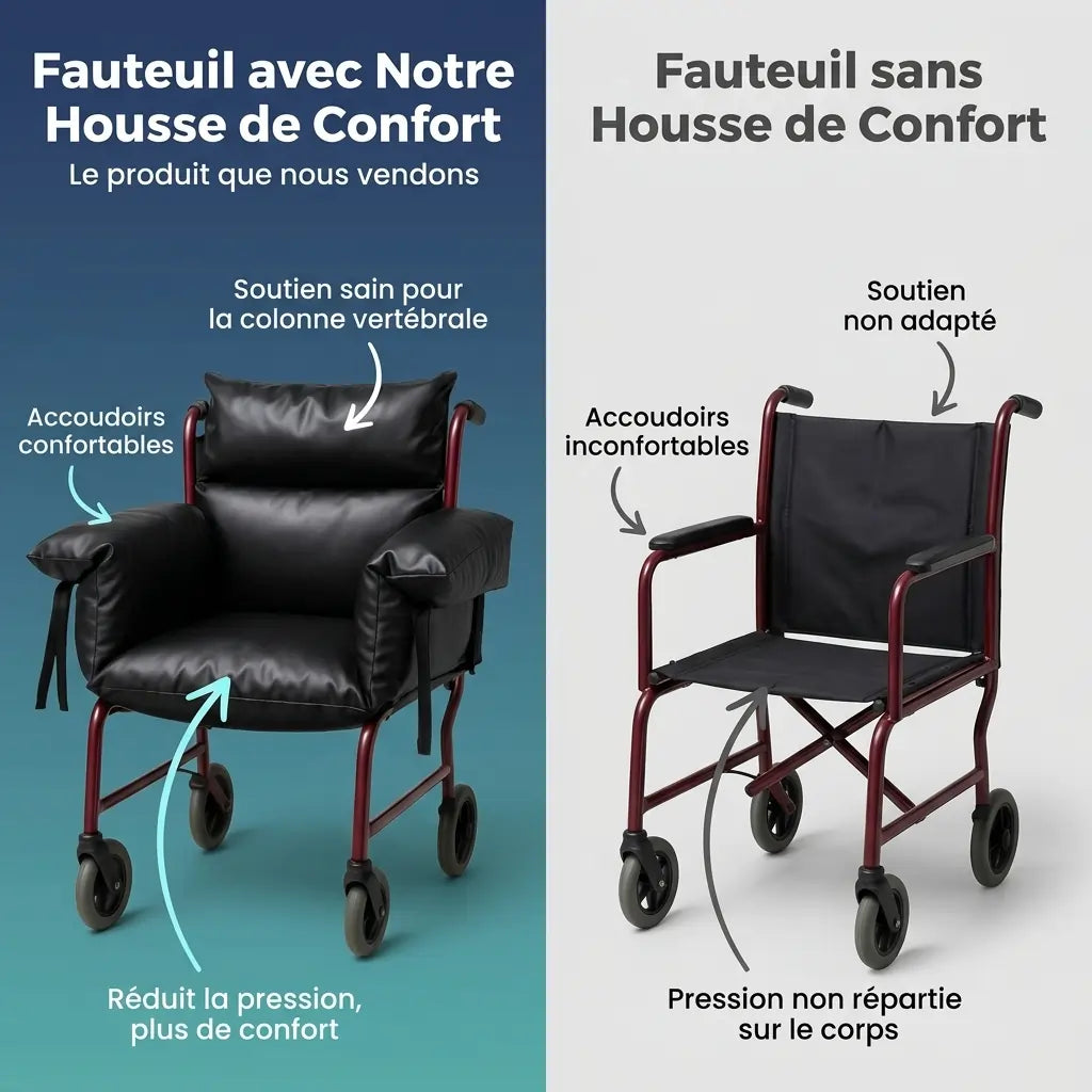 Coussin Anti-Escarres Imperméable et Respirant